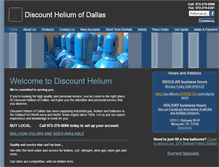 Tablet Screenshot of discounthelium.com